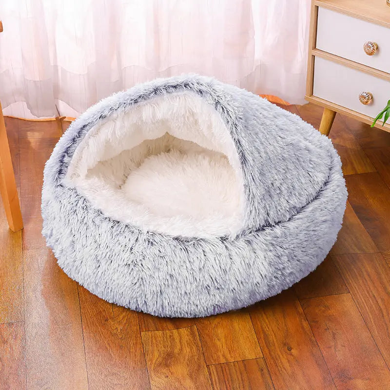 CozzyZoo | Waterproof CozyNest Dog & Cat Kennel - Warm Semi-Enclosed Pet Bed 🐾 pets home