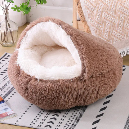CozzyZoo | Waterproof CozyNest Dog & Cat Kennel - Warm Semi-Enclosed Pet Bed 🐾 pets home