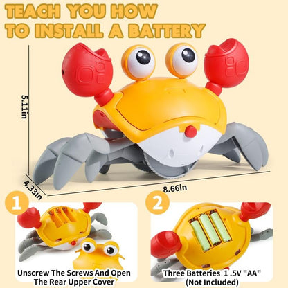 Brolez™ Interactive Crawling Crab