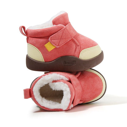 Brolez™ Infant Winter Boots – Plush and Soft Sole Baby Snow Shoes