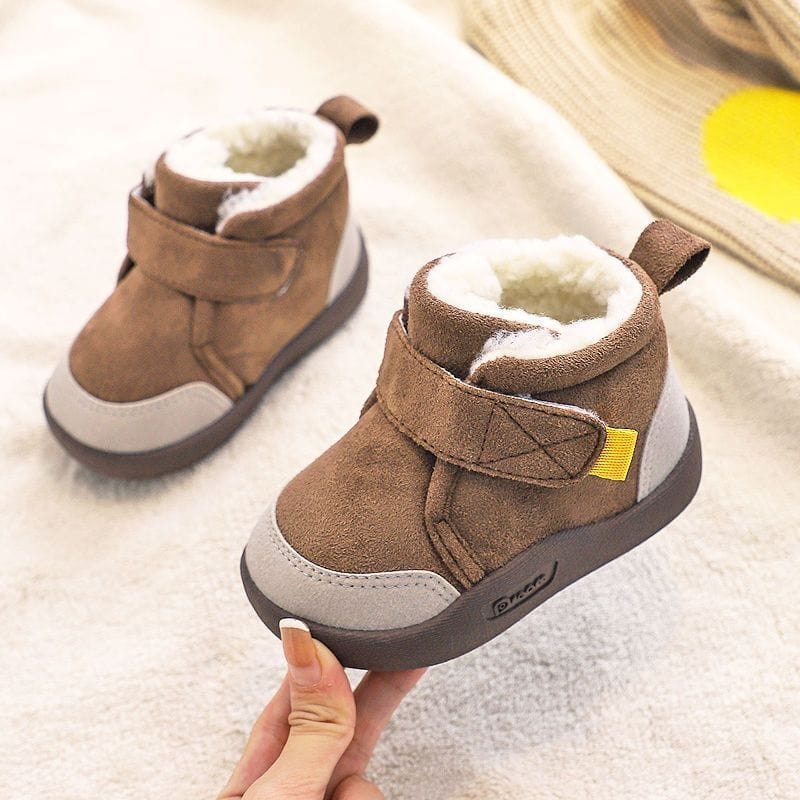 Brolez™ Infant Winter Boots – Plush and Soft Sole Baby Snow Shoes