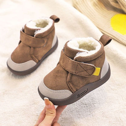 Brolez™ Infant Winter Boots – Plush and Soft Sole Baby Snow Shoes