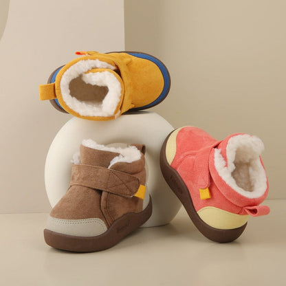 Brolez™ Infant Winter Boots – Plush and Soft Sole Baby Snow Shoes