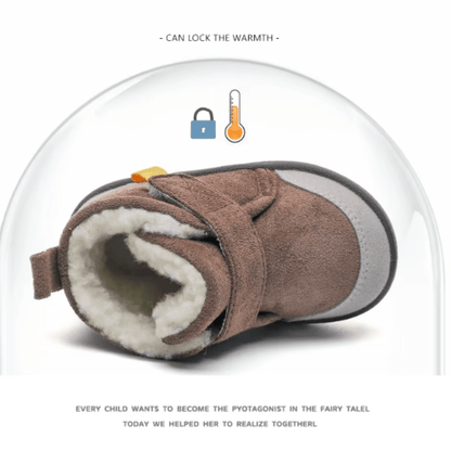 Brolez™ Infant Winter Boots – Plush and Soft Sole Baby Snow Shoes
